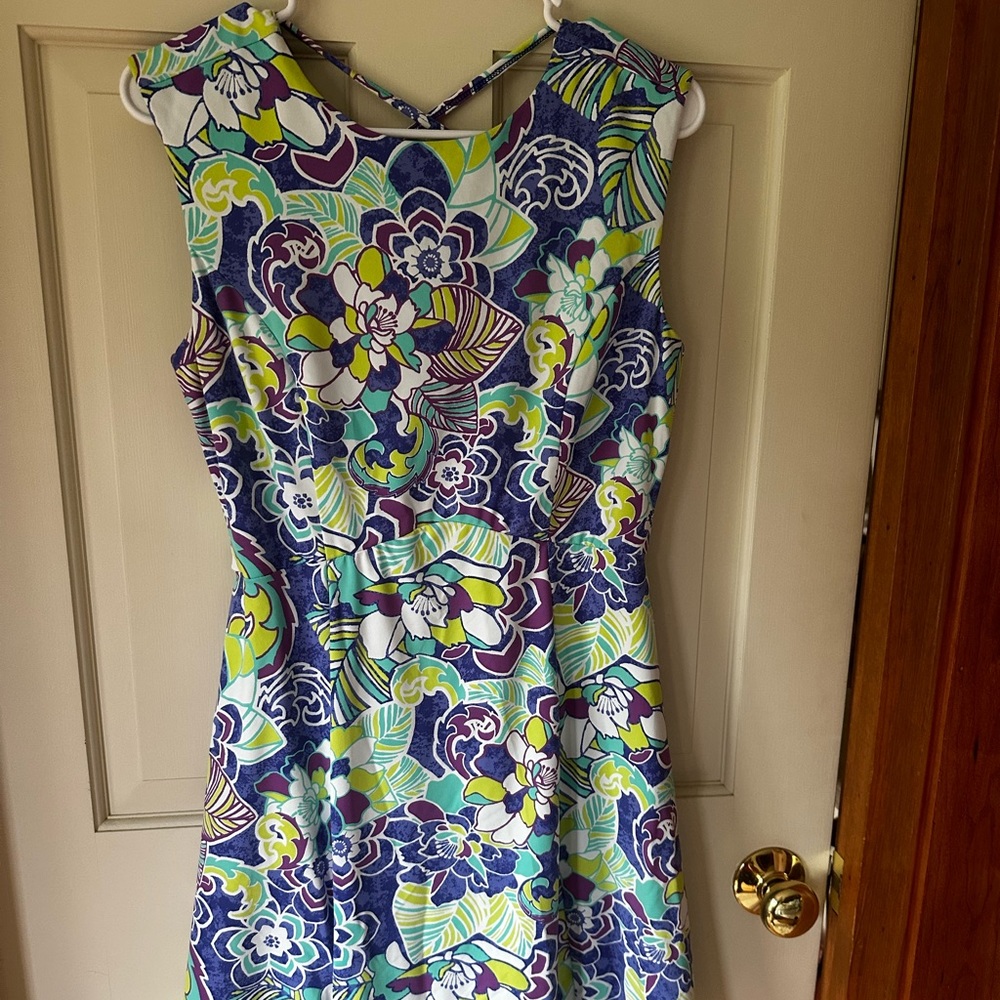Title Nine Diamalete Steadfast Floral
Strappy Tank Dress Size Small NWOT
